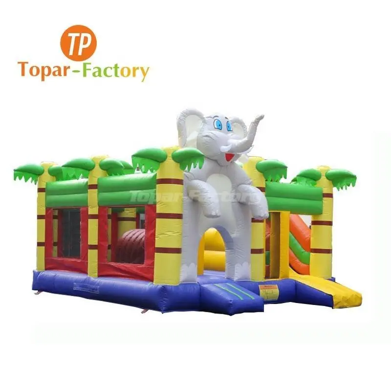 Maison gonflable de pirate avec toit pour enfants Jumper Bouncer Combo Construction Truck Infantile Crème glacée industrielle avec toboggan