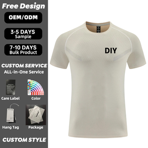 Camiseta Deportiva Esencial de Manga Corta con Diseño Personalizado, Ligera y Transpirable para Correr - Product Image 3