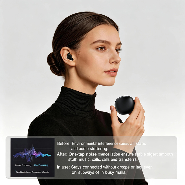 Hot-Selling Wireless Earbuds High Quality Most Comfortable All-Day Subtitle Compact Design Easy Carry Stable Connection No Ear