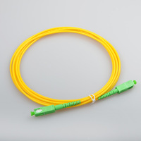 Cordon de brassage fibre optique personnalisé OS2 SC/APC vers SC/APC 3m 3.0mm LSZH G652D 9/125 Monomode Simplex
