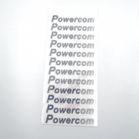 Wholesale Custom Nickel Metal Adhesive Scratch-Off Waterproof Electroformed Logo Labels for Consumer Electronics Packaging