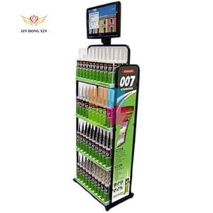 맞춤형 윤활제 에어로졸 접착 실란트 스프레이 캔 금속 디스플레이 랙 선반 스탠드 - Product Image 3