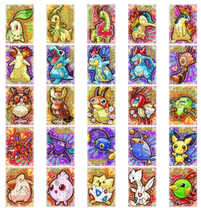 Cartes de jeu Pokémoned avec des illustrations de bandes dessinées les plus récentes, avec des slabs, rares, numérotées, Eif Baby Origin 3.0, jouets pour enfants, cadeaux - Product Image 2