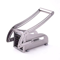 Hete Verkopende Aardappelsnijder Multifunctionele Heavy Duty Roestvrijstalen Chip Friet Maker Snijder Veilig Snijdend Keukengereedschap