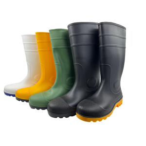 Materiale PVC verde pioggia stivali di alta stile per tutte le stagioni scarpe da lavoro impermeabile resistente all'usura antiscivolo con buon prezzo - Product Image 6