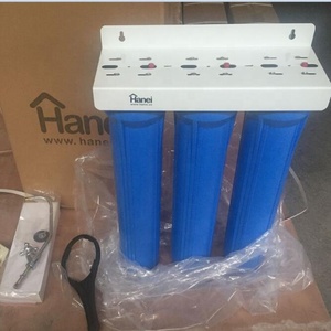 Filtro de Purificación de Agua de 3 Etapas con Carbón Activado para Debajo del Fregadero, Comercial/Doméstico, Marca <span class=keywords><strong>KOKO</strong></span>, Carcasa de 20 Pulgadas - Product Image 1