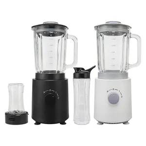 Plastic Domestic Household Food Processor Juice Electric Table Blender Customized Color 600W with Pulse + 2 Speeds Control