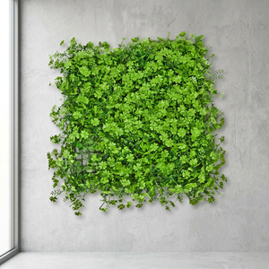 Panneau de jardin vertical en feuilles de trèfle artificielles - Product Image 2