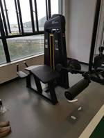 Machine combinée 2-en-1 réglable pour extensions et flexions des jambes – Appareil de musculation assis pour quadriceps et couché pour ischio-jambiers