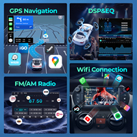 Reproductor de DVD con Pantalla de Radio de 7 Pulgadas y Carga Rápida para Fiat Fiorino 2007-2016, Pantalla Táctil IPS, Android Auto Inalámbrico, Unidad Principal Estéreo 4G