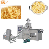 Machine à pâtes commerciale automatique avec moteur, haute capacité 150-200 kg/h, extrudeuse à macaroni, puissance 45 kW, garantie 3 ans
