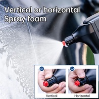 Pulvérisateur de mousse électrique sans fil 2L pour le detailing automobile, canon à mousse haute pression 3,6 bars à batterie pour le lavage de voiture
