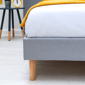 Meubles de chambre à coucher de style américain, luxe européen, lit king-size, cadre de lit en bois, plateforme de lit pour la maison - Product Image 4