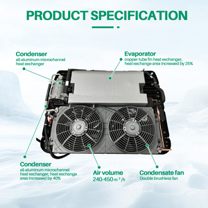แอร์รถยนต์ 12v แอร์หลังคา 24V สำหรับรถบรรทุก รถยนต์ รุ่น EAC002.T23.01 แอร์รถยนต์ 12v EA - Product Image 2