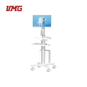 Chariot médical moderne en acier inoxydable pour hôpital et clinique dentaire, capacité maximale 22 lb, avec design pratique et sans verrouillage - Product Image 2