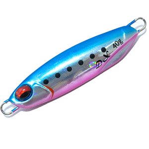 เหยื่อ<span class=keywords><strong>ปลอม</strong></span>สำหรับตกปลาน้ำเค็ม,เหยื่อไมโครจิ๊กเหยื่อสโลว์พิทช์ MLF406 40G 60G 80G 3D Eyes - Product Image 2