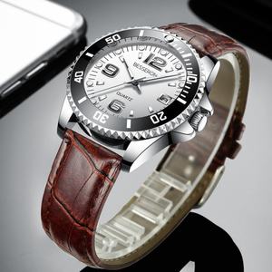 Reloj de Pulsera de Cuarzo de Lujo para Hombre, Reloj de Negocios Casual de Acero Inoxidable con Calendario de Moda - Product Image 4