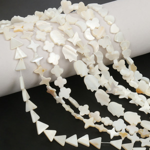 Atacado Natural Branco Shell Pérola e Arroz Beads Pink Coral Beads Osso Loose Beads para Casamento Jóias Fazendo Artesanato DIY - Product Image 6