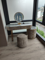 Table de toilette multifonctionnelle en bois massif avec rangement, pour chambre à coucher et petit appartement, vente en gros fabricant, OEM, ODM, logo personnalisé