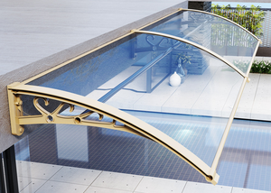 Toldo de Aluminio para Lluvia, Venta Caliente, Toldo Transparente para Sombra, Toldo Exterior de Policarbonato - Product Image 3