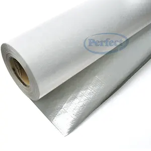White film PSK air Vappor barrier lamination foil for glass wool blanket pipe