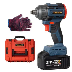 High Performance 21V Wireless Wrench Tool High Torque 21V Cordless Brushless Impact Wrench