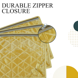 ผ้าคลุมสารีคุณภาพสูงและซองที่เหมาะสำหรับของขวัญในโอกาสพิเศษและบรรจุภัณฑ์ที่หรูหรา - Product Image 5