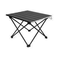 Table de camping pliante moderne légère et portable, en aluminium, hauteur réglable, mobilier d'extérieur, directement de l'usine