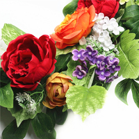 Couronne de fleurs artificielles de grande taille, 12-26 pouces, pour porte avant, printemps