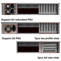 Carcasa de Servidor de 2U para Montaje en Rack con 6 Bahías de Disco SATA/SAS Intercambiables en Caliente, Conector MiniSAS/SATA
