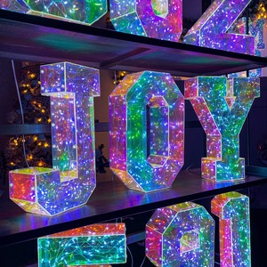 Combinaison créative de chiffres et lettres anglaises lumineuse et colorée pour cadeau express transfrontalier - Product Image 4
