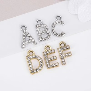 Assorted Alloy Diamond DIY Pendants Set-Inlaid Charms for Necklace <b>Bracelet</b> & Apparel Luxury Gold Silver <b>Metal</b> Craft Wholesale - Product Image 2