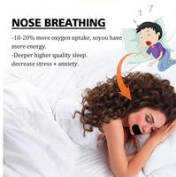 Bandes buccales anti-ronflement en tissu non tissé, parfumées à la lavande, 30 bandes, certifiées CE, hypoallergéniques, personnalisables