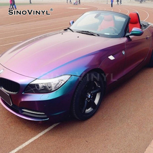<span class=keywords><strong>CV</strong></span>-03 caméléon brillant roi <span class=keywords><strong>bleu</strong></span> à violet bonne conformité voiture couvrant autocollant rouleau de Film - Product Image 1