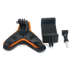 Soporte para casco de motocicleta para GoPro Hero 6 7 8 9, accesorio de soporte para correa de barbilla, material plástico - Product Image 2