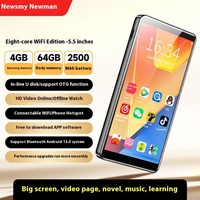 Lecteur MP4 Newman M10 Octa-core Android WiFi pour lycéens, lecteur de musique Internet Walkman, écran 5,5 pouces, stockage 4G+64G, TF