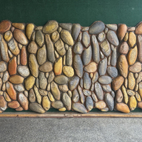 Panneau mural en mousse PU grande taille 1200x600, ignifuge B1, imperméable, revêtement mural en polyuréthane, feuilles de placage imitation pierre