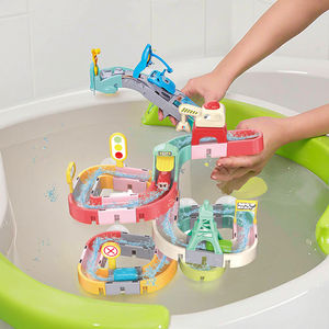 MILI DIY Asamblea Juguetes <span class=keywords><strong>de</strong></span> baño <span class=keywords><strong>de</strong></span> plástico Ciudad Montaje Riel y bola divertida <span class=keywords><strong>para</strong></span> bebé Juguete <span class=keywords><strong>de</strong></span> agua - Product Image 1