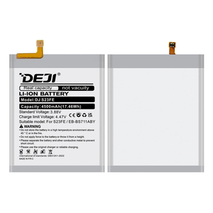 Batteries intégrées pour téléphone portable DEJI EB-BS711ABY <span class=keywords><strong>4</strong></span>.47V 4500mAh pour <span class=keywords><strong>Samsung</strong></span> <span class=keywords><strong>Galaxy</strong></span> S23 FE S23FE, kit d'installation complet - Product Image 1