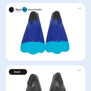 <strong>Swimming</strong> <strong>Flippers</strong> Adult <strong>Children</strong> Models Freestyle Snorkeling Training <strong>Flippers</strong> <strong>Swimming</strong> Equipment Water Supplies - Product Image 2