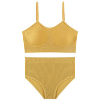 093-ensemble de sous-vêtements pour femmes, culotte grande taille élastique, confortable, soutien-gorge et slips, vente en gros
