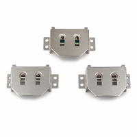 OEM Maßgefertigter Präzisions-Stanzhalter aus Edelstahl für Knopfzellenbatterien, Nickelplattiert, für PCB-Elektronik und IoT