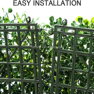 50*50cm Outdoor Wall Engineering Anti-uv <strong>Artificial</strong> Hedge Boxwood Grass Backdrop Green Wall Plants Panel Decor Vertical Garden - Product Image 5