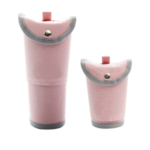 Estuche de lápices de vuelta a la escuela de lona retráctil bonito creativo para niña, bolso de bolígrafo, papelería de moda para niños, bolsa Kawaii, organizador artístico - Product Image 3