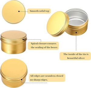 Envase de Aluminio Reciclado para Cosméticos, Lata de Aluminio de 10g 20g 30g 50g 60g 80g 100g - Product Image 4