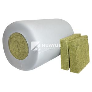HUAYUE <span class=keywords><strong>Rollo</strong></span> 100 mm 50 mm Construcción Materiales de construcción Aislamiento de lana de roca Precio para edificios - Product Image 6
