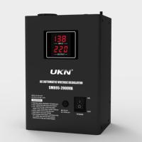 Stabilisateur de tension mural monophasé à haute précision avec contrôle par relais LED SVC, 500VA-30kVA, entrée AC 45V-280V, efficacité 97%