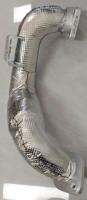Nouveau couvercle de protection thermique rigide pour échappement de moteur, résistant à 600°C, en acier inoxydable et fibre de silice haute performance, isolation thermique