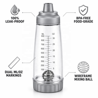 Kit de distribution de pâte à crêpes de luxe 11 pièces, ensemble de bouteilles de 900 ml sans BPA avec spatule en silicone, anneau, cuillère doseuse, outil de pâtisserie