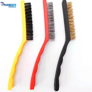 Brosse de <span class=keywords><strong>nettoyage</strong></span> industrielle de 9 ''Brosse métallique en nylon et <span class=keywords><strong>laiton</strong></span> en acier inoxydable pour polir l'élimination de la rouille et le <span class=keywords><strong>nettoyage</strong></span> - Product Image 1